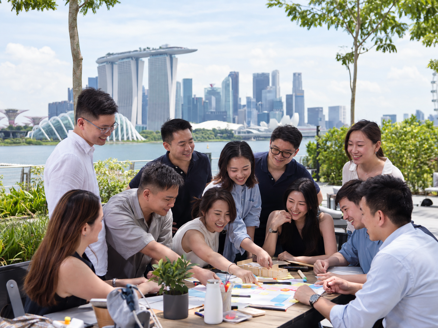 企业团队旅行案例示意图